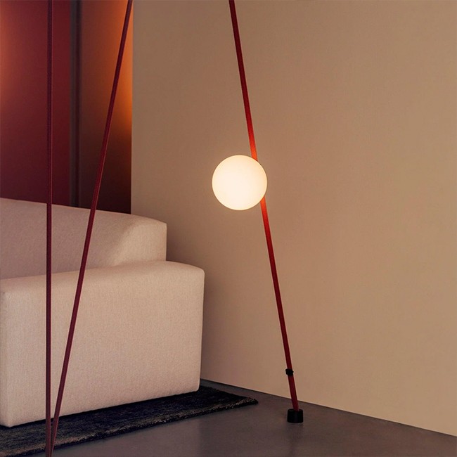 Vibia hanglamp Plusminus Configuratie Terra Rood door Diez Office