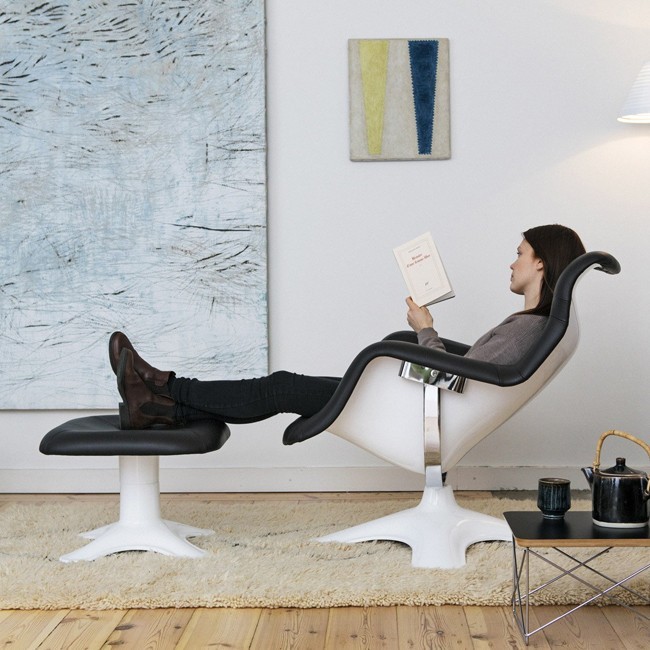 Artek loungestoel Karuselli Lounge Chair door Yrjö Kukkapuro