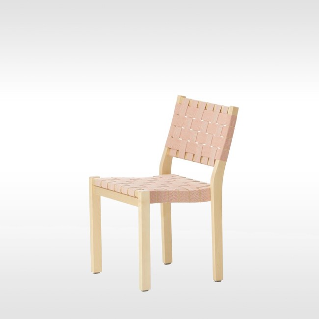 Artek stoel 611 Chair Naturel door Alvar Aalto