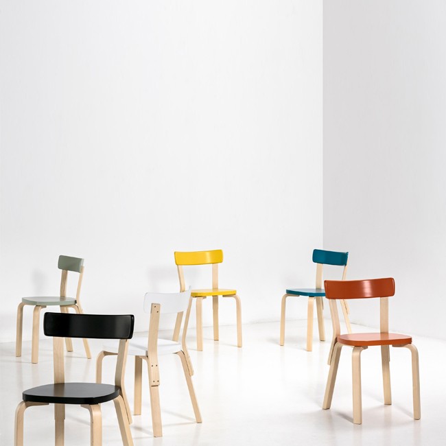 Artek stoel 69 Chair door Alvar Aalto