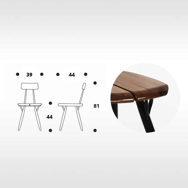 Artek Stoel Pirkka Chair Door Ilmari Tapiovaara Designlinq