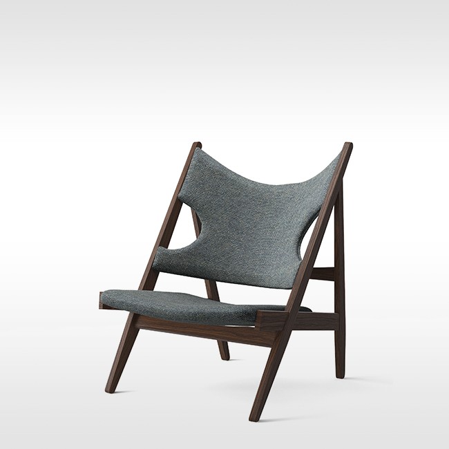 Audo loungestoel Knitting Chair Textiel door Ib Kofod-Larsen