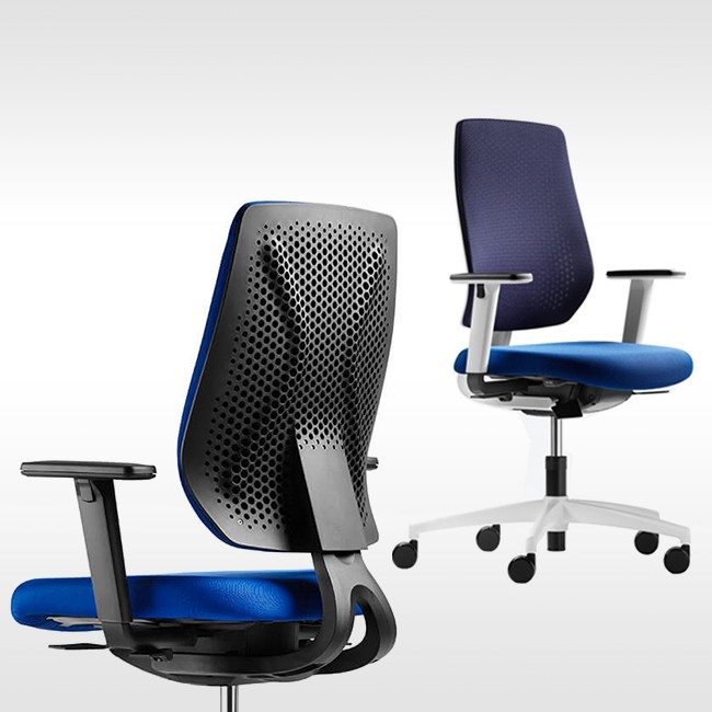 Dauphin Trendoffice bureaustoel Speed-O Netweave SP76295 White door Gorgi Design