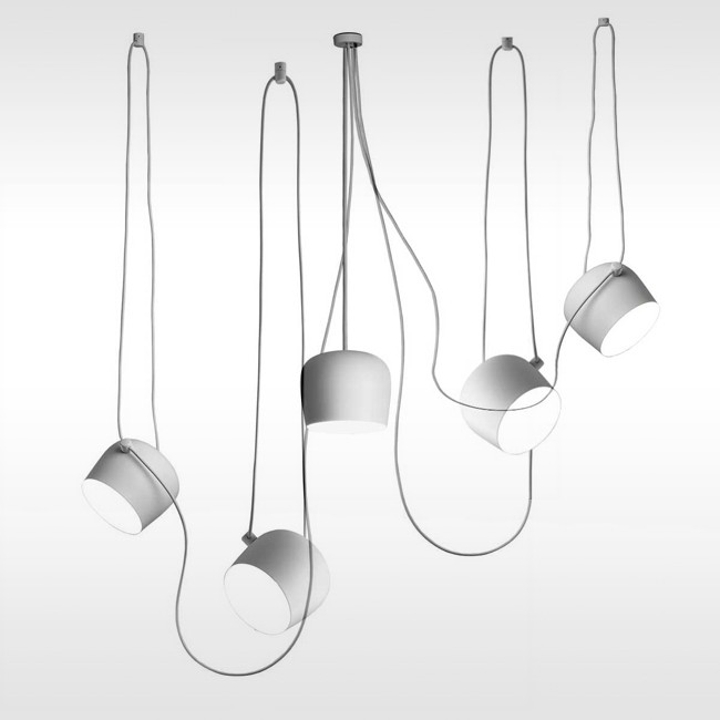 Flos hanglamp Aim set van 5 door Ronan & Erwan Bouroullec