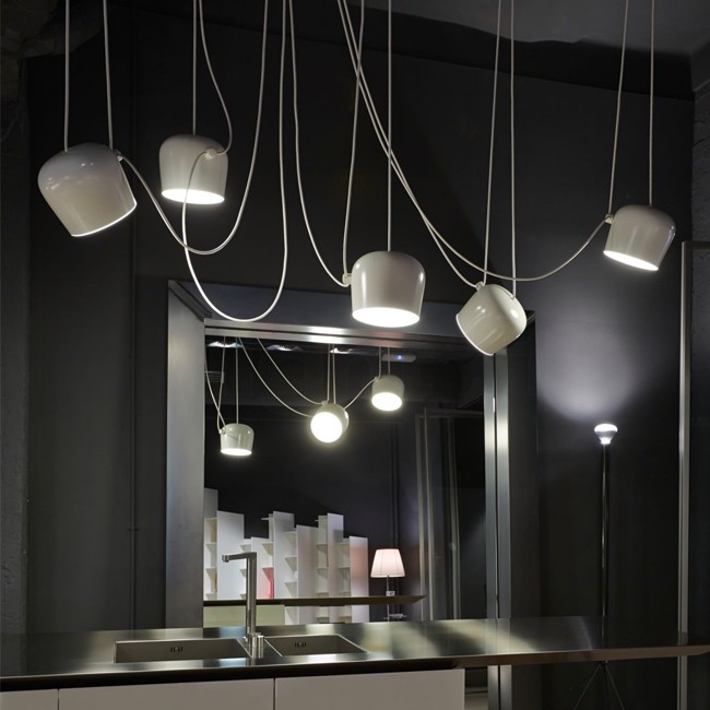 Flos hanglamp Aim set van 5 door Ronan & Erwan Bouroullec