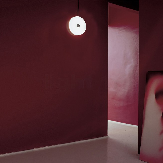 Flos wandlamp / plafondlamp Button door Piero Lissoni