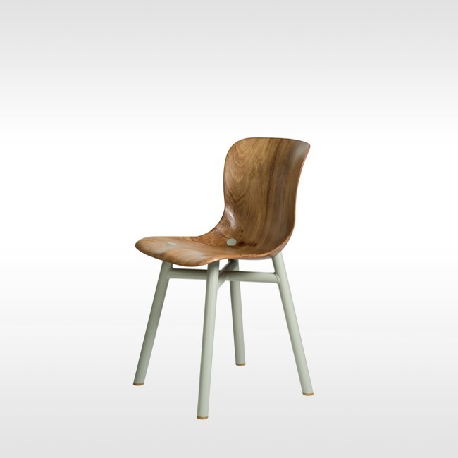 Functionals stoel Wendela grijsgroen frame door Serener
