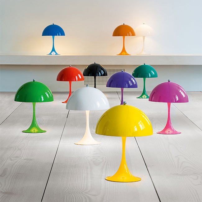 Louis Poulsen tafellamp Panthella Mini Table door Verner Panton