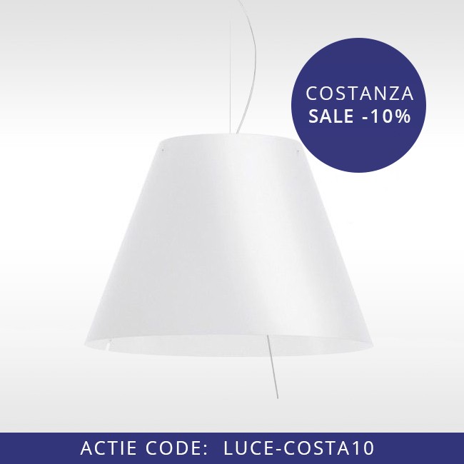 Luceplan hanglamp D13G s. Grande Costanza met dimmer door Paolo Rizzatto
