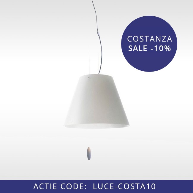 Luceplan hanglamp D13sas L Costanza LED Up & Down door Paolo Rizzatto