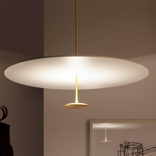 Lumina hanglamp Dot 600 door Foster+Partners