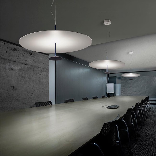 Lumina hanglamp Dot 600 door Foster+Partners