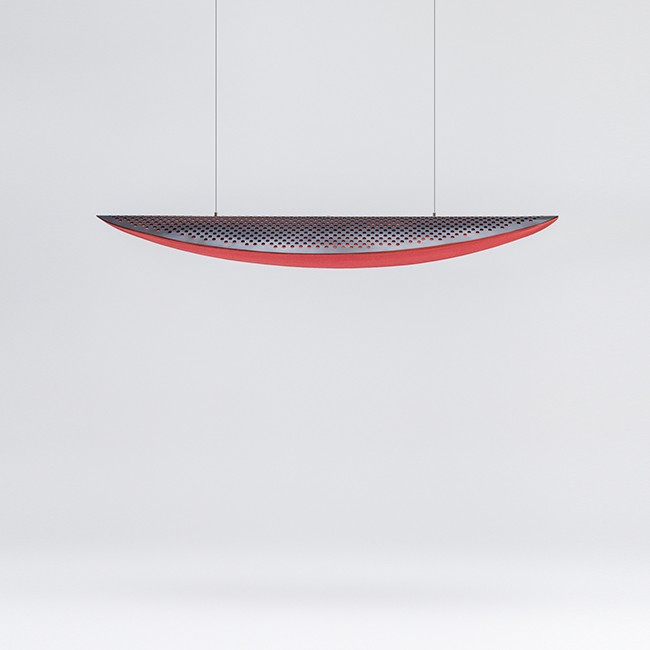 Mute Design akoestisch plafondpaneel Shell Ceiling door Jakub Sobiepanek