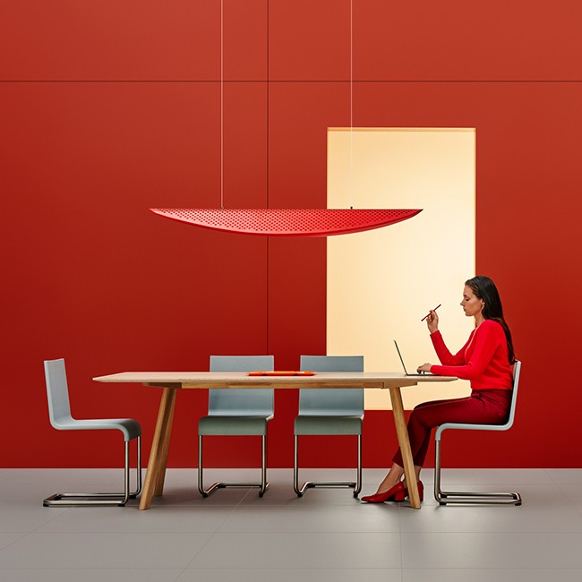 Mute Design akoestisch plafondpaneel Shell Ceiling door Jakub Sobiepanek