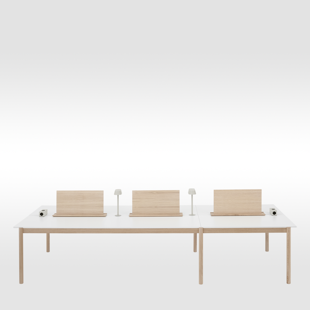 Muuto tafel Linear System Configuratie 1 door Thomas Bentzen