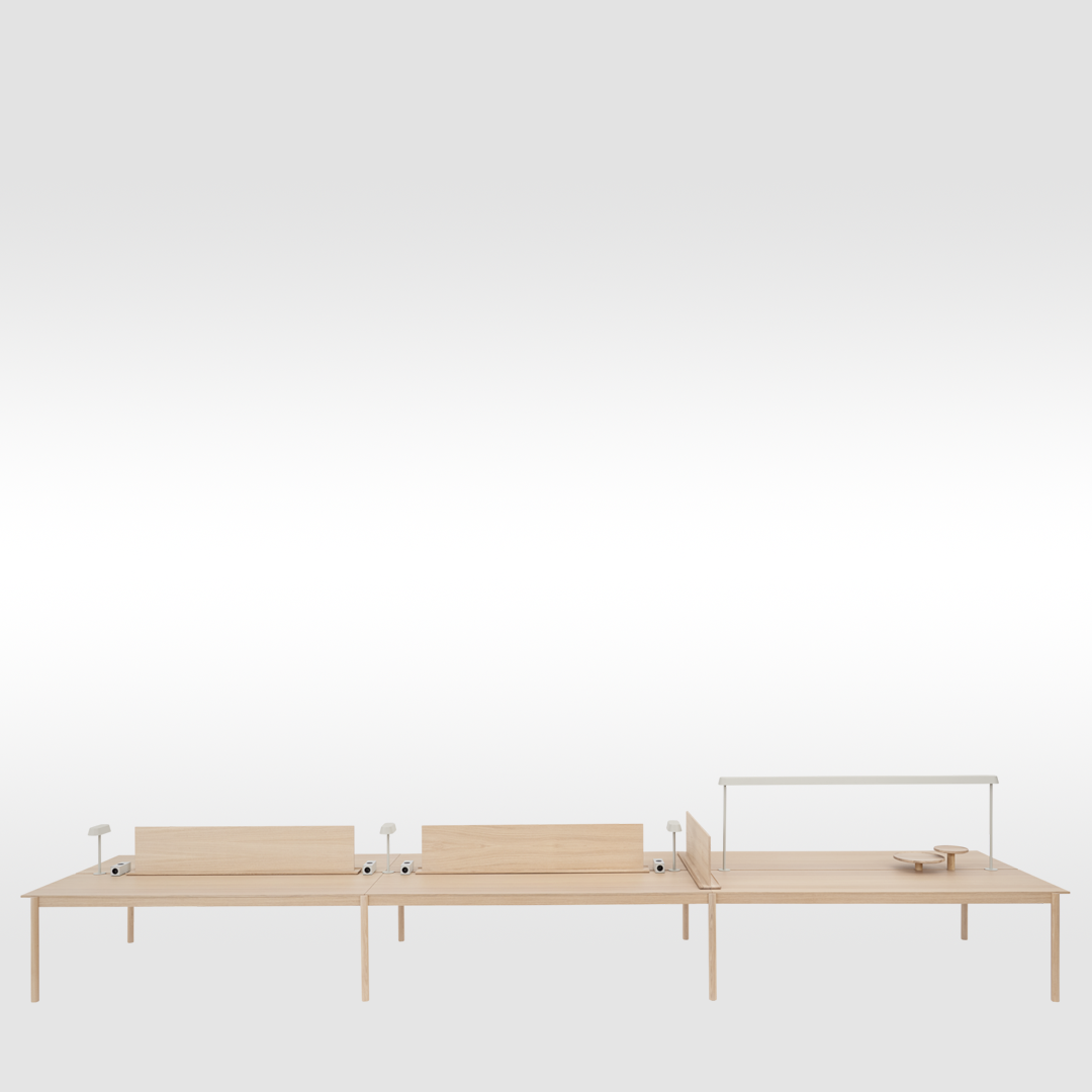 Muuto tafel Linear System Configuratie 4 door Thomas Bentzen
