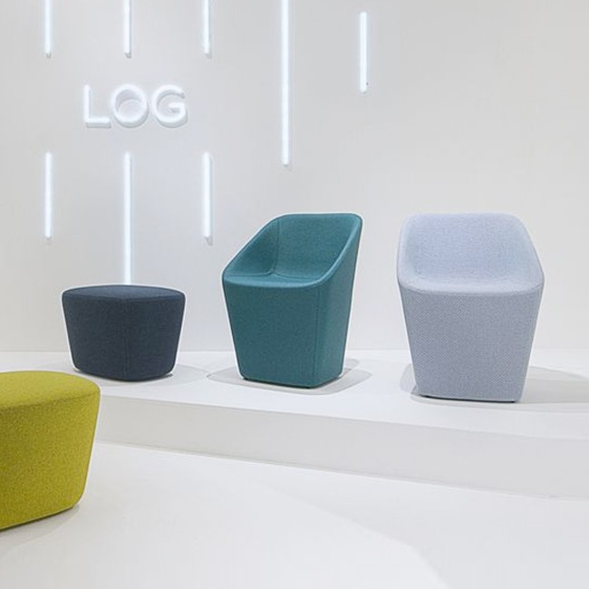 Pedrali stoel Log 365 (wol) door Busetti, Garuti & Radaelli