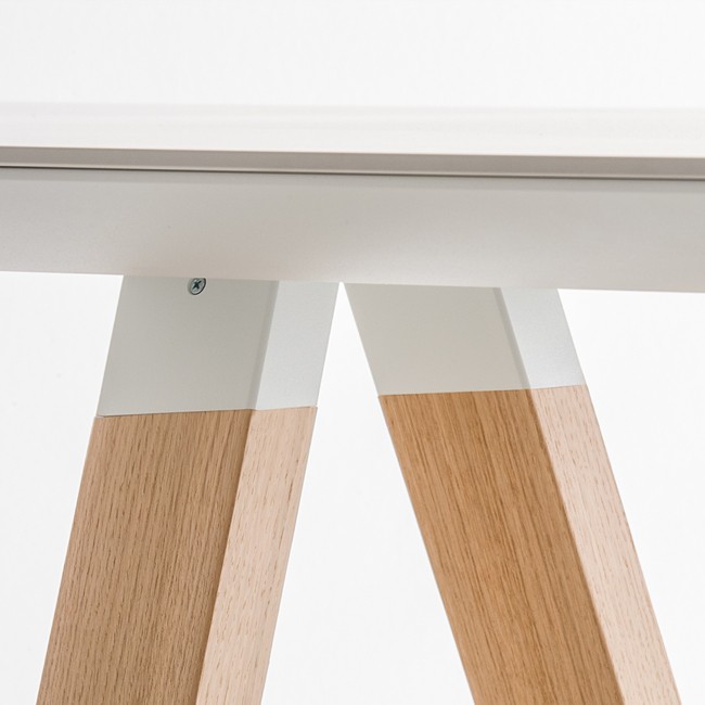 Pedrali tafel Arki Table Wood Fenix NTM® Round Black door Pedrali R&D