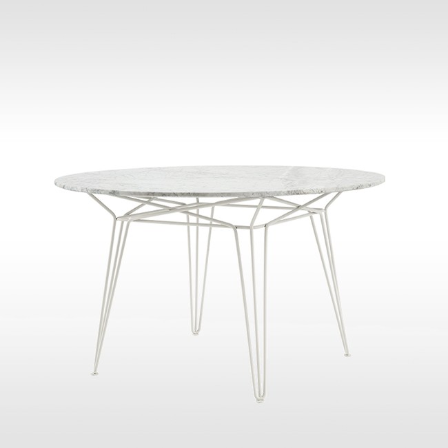 SP01 tafel Parisi Dining Table wit marmer door Tom Fereday