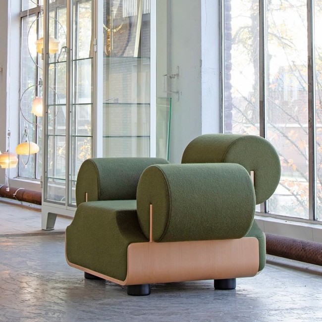 Spectrum fauteuil MVPHE Chair door Piet Hein Eek