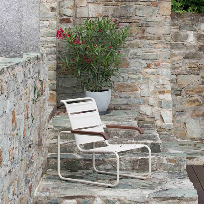 Thonet outdoor fauteuil S35 N Thonet All Seasons door Marcel Breuer