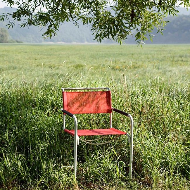 Thonet outdoor stoel S 34 N Thonet All Seasons met kussen door Mart Stam 
