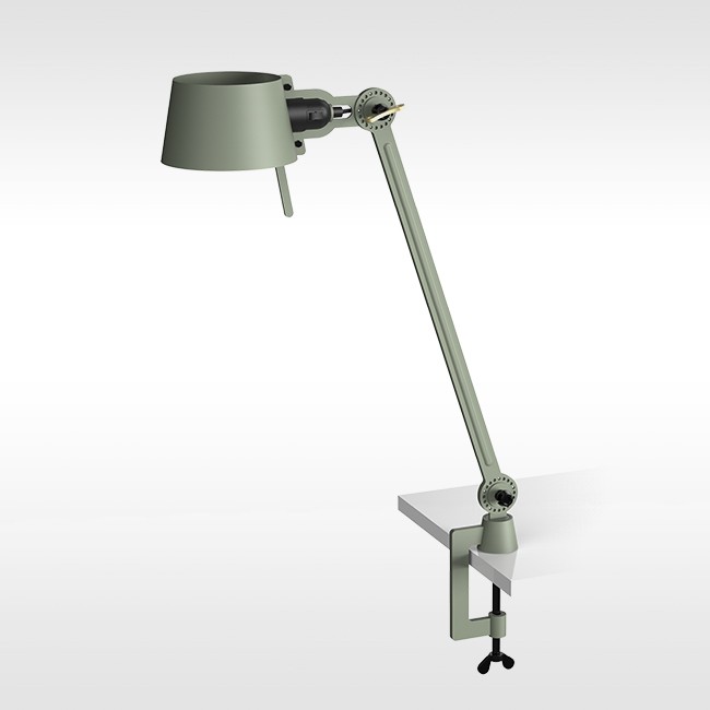 Tonone bureaulamp Bolt 1 Arm (klem of voet) door Anton de Groof