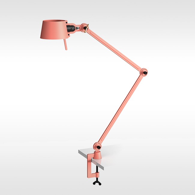 Tonone bureaulamp Bolt 2 Arm (klem of voet) door Anton de Groof