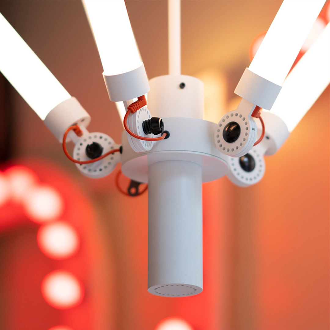 Tonone hanglamp MR. TUBES LED Chandelier door Anton de Groof