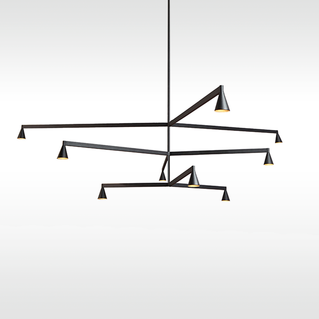Trizo21 hanglamp Austere Chandelier 3Y / 3X door Hans Verstuyft