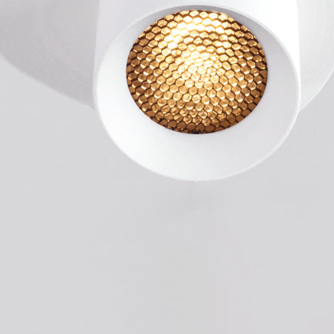 Trizo21 semi inbouw plafondlamp Audy-In IP50 door Bruno van Meenen