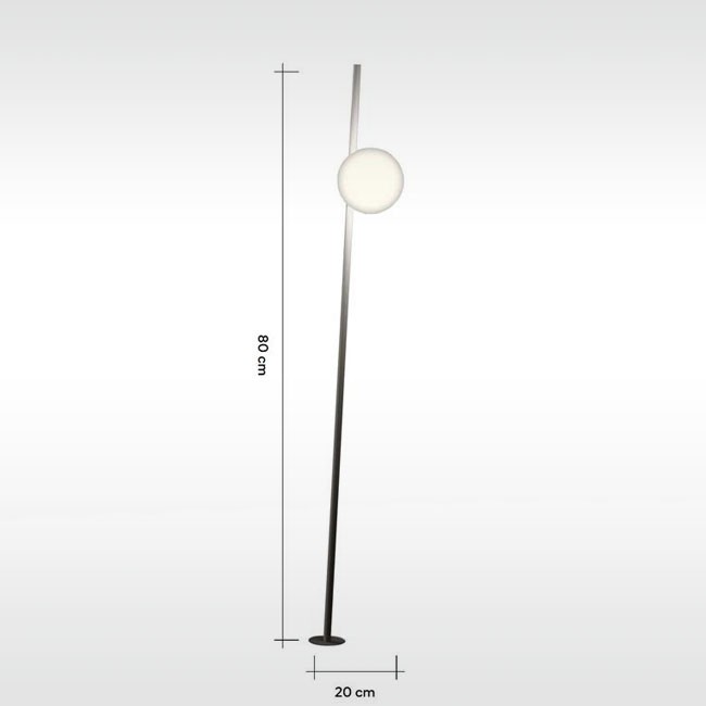 Vibia outdoor vloerlamp June 4770. & 4775. &  4780. & 4785. door Emiliana Design Studio