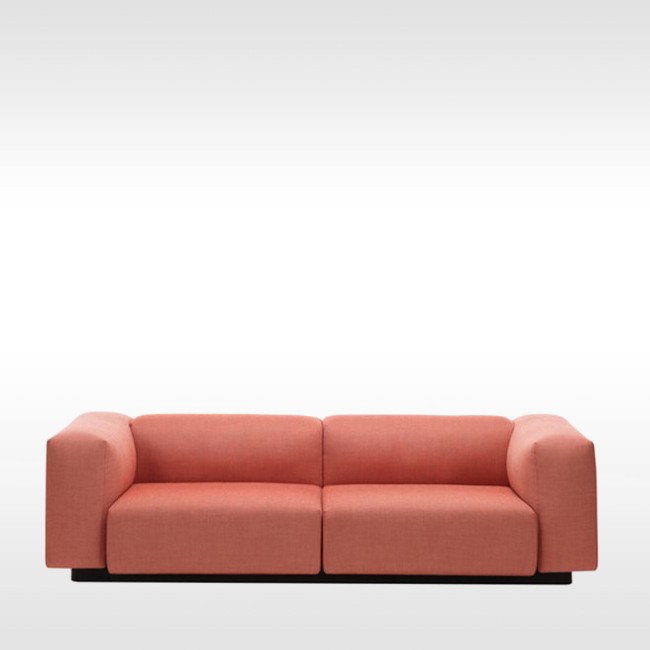 Vitra bank Soft Modular Sofa 2-zits door Jasper Morrison