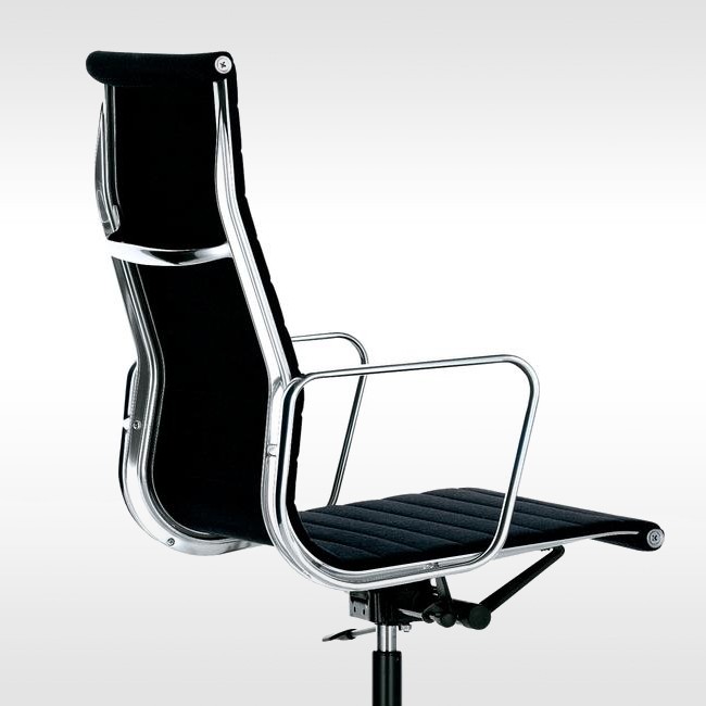 Vitra Bureaustoel Aluminium Chair EA Stof Door Charles & Eames Designlinq