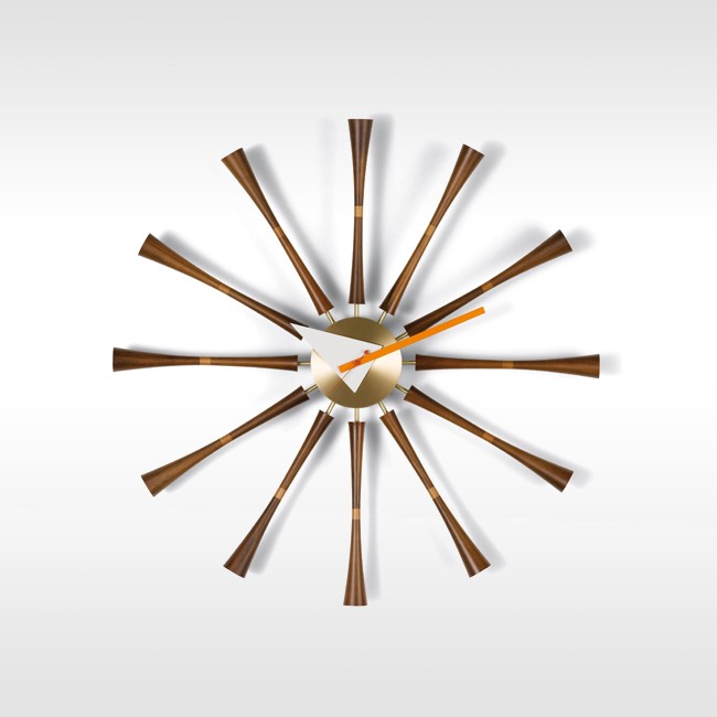 Vitra klok Spindle Clock door George Nelson