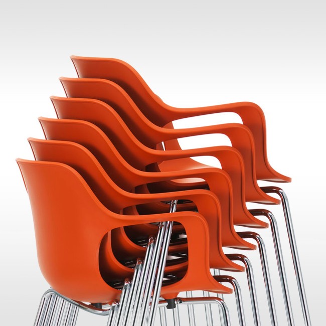 Vitra stoel Hal Armchair Tube Stackable door Jasper Morrison
