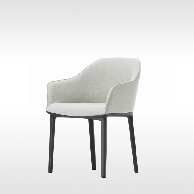 Vitra stoel Softshell Chair 4-poot door Ronan & Erwan Bouroullec