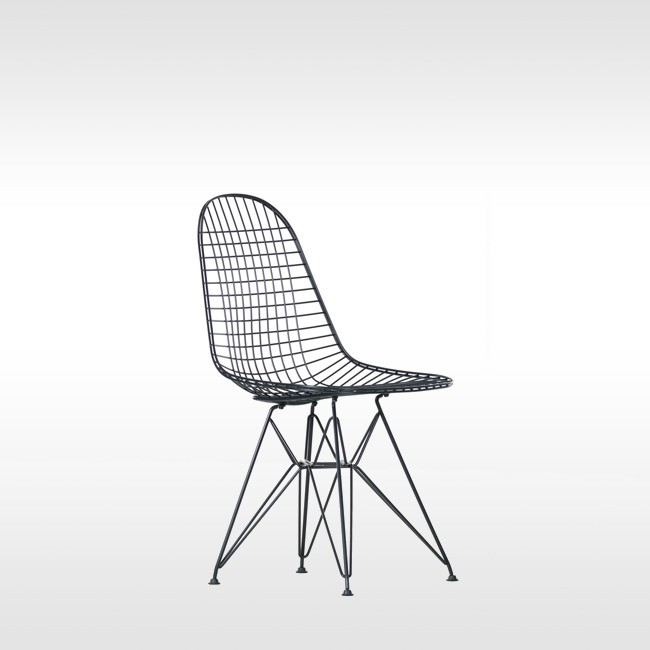 Vitra stoel Wire Chair DKR (gepoedercoat) door Charles & Ray Eames