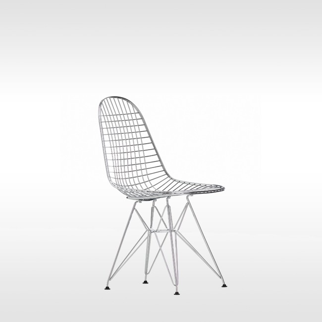 Vitra stoel Wire Chair DKR (verchroomd) door Charles & Ray Eames