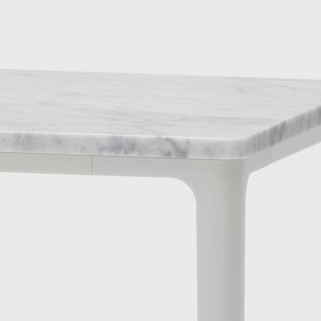 Vitra tafel Plate Dining Table Carrara Marmer door Jasper Morrison