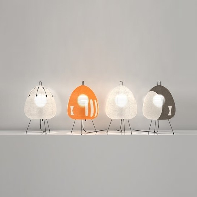 Vitra tafellamp Akari Light Sculptures 1A door Isamu Noguchi