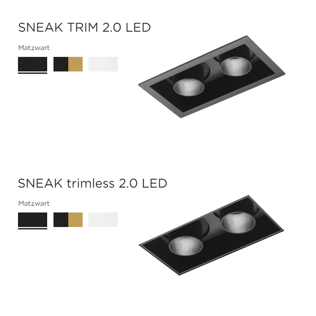 Wever & Ducré inbouwspot Sneak Trimless/Trim 2.0 LED door Wever & Ducré